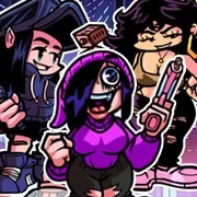 Play FNF Baddies vs Stalker/Cassette Girl/Jazz game
