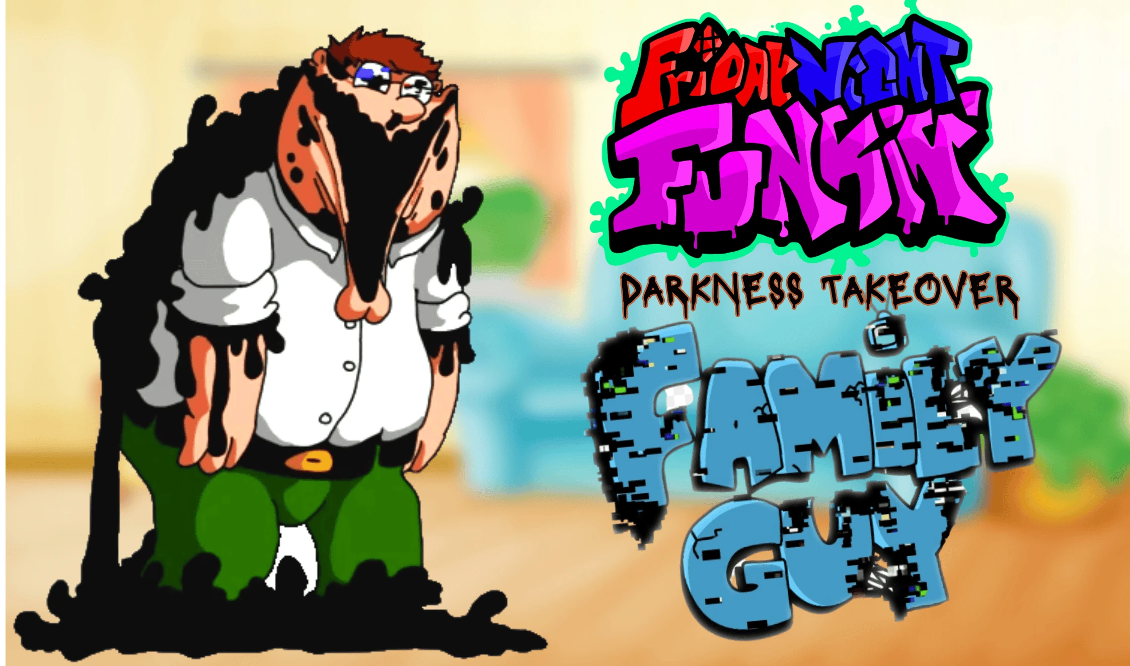 Play FNF: Darkness Takeover vs Pibby Family Guy game