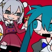 FNF Exorcist ft. Miku English gameplay screenshot