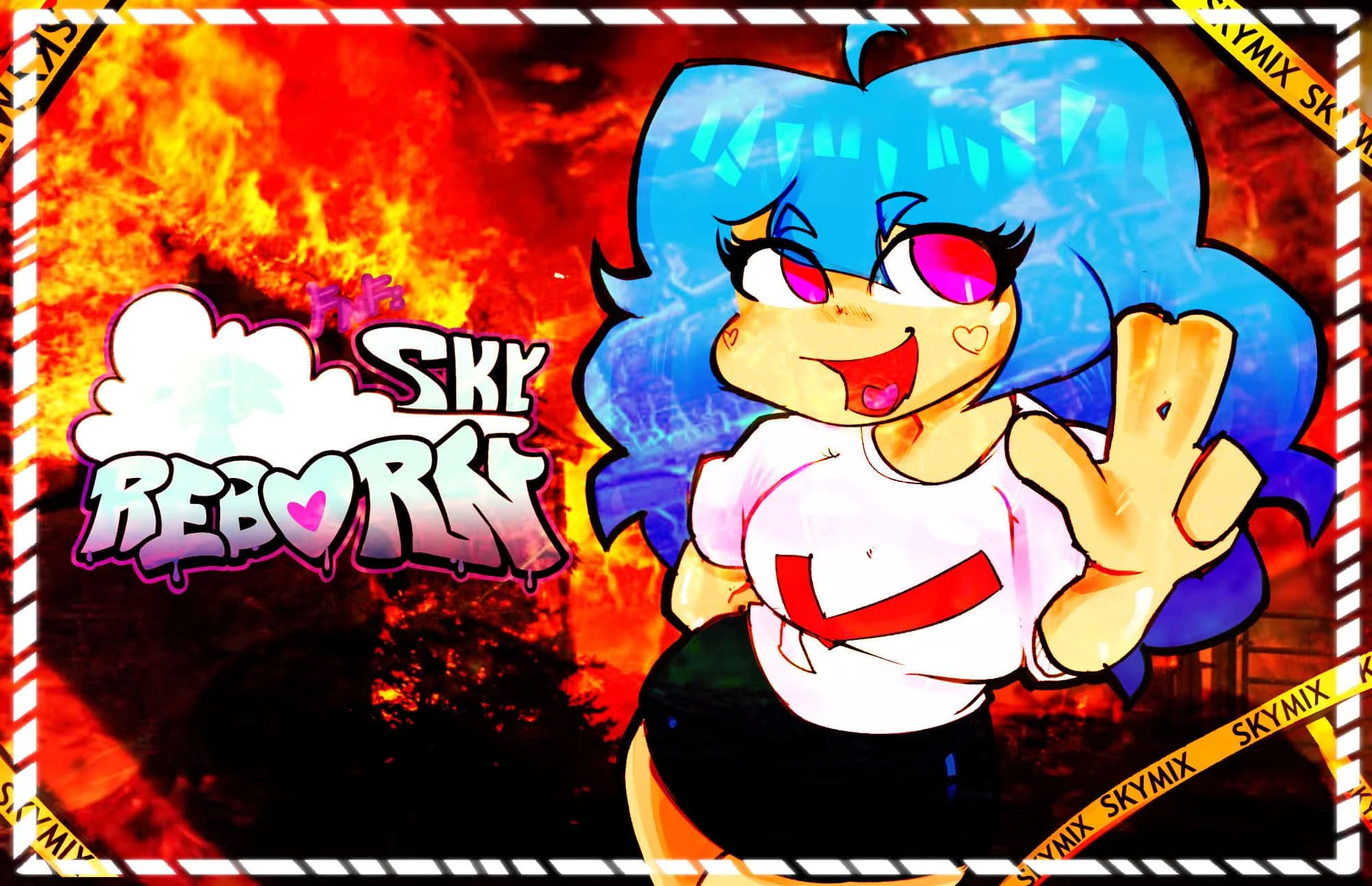 FNF Sky: REBORNをプレイ