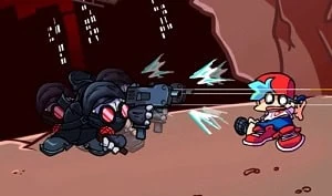 FNF vs Accelerant Hank, but he shoots 8X More Bulletsをプレイ