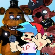 Play FNF vs FNaF 1 (vs Freddy, Chica, Foxy, Bonnie) game