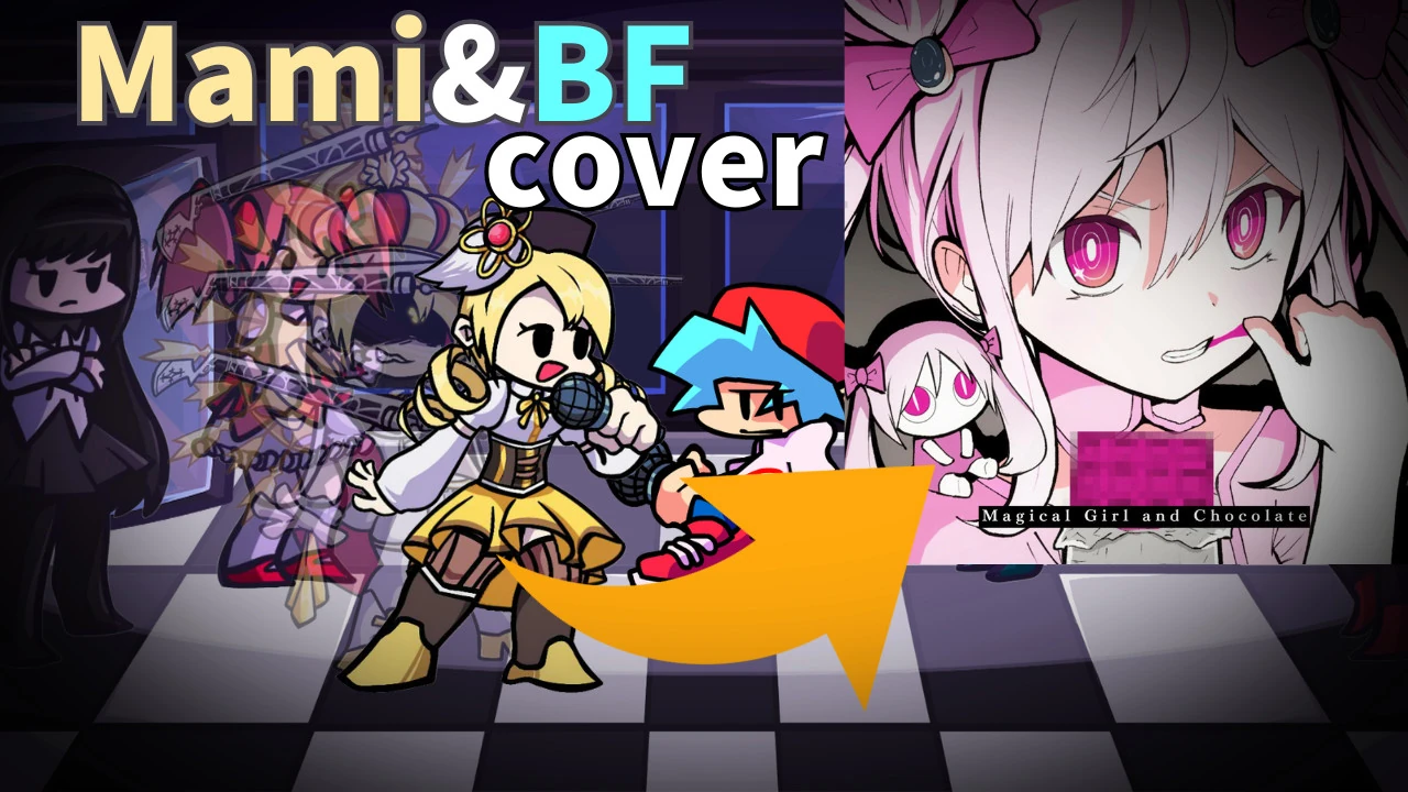 Friday Night Funkin vs Mamiのプレイ画面