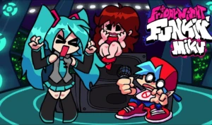 FNF: vs Miku Hatsune v2をプレイ